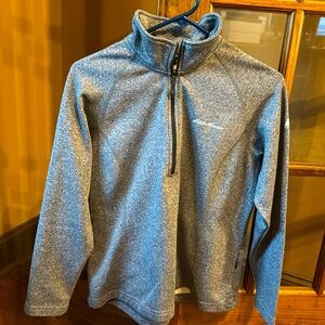 Eddie Bauer 3/4 zip polyester jacket.